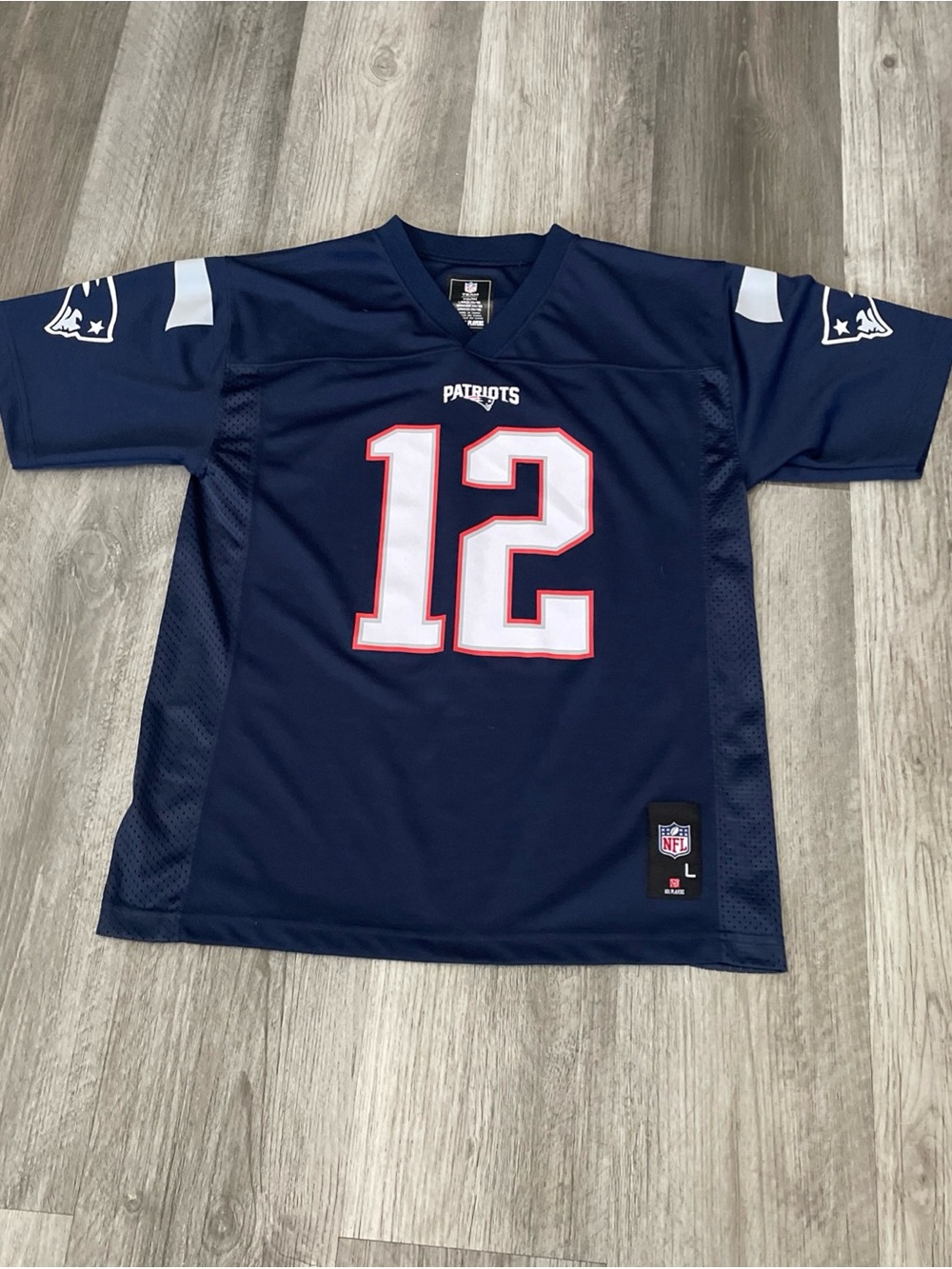 Tom Brady New England Patriots NFL Football Jersey Youth Size Large (14/16)